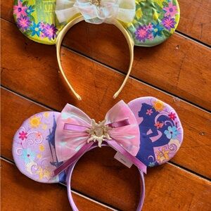 Disney Floral Princess Headbands in Yellow and Purple